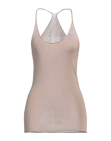 ISABEL BENENATO Vest Sand 59% Silk, 41% Cotton