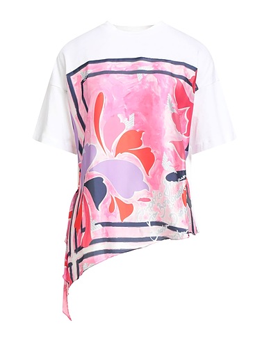 EMPORIO ARMANI Top White 100% Organic cotton, Polyester