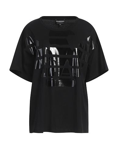 EMPORIO ARMANI T-shirt Black 100% Organic cotton