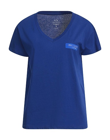 ARMANI EXCHANGE T-shirt Blu 100% Cotone