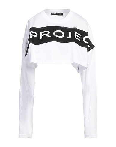 Y/PROJECT Crop top White 100% Cotton