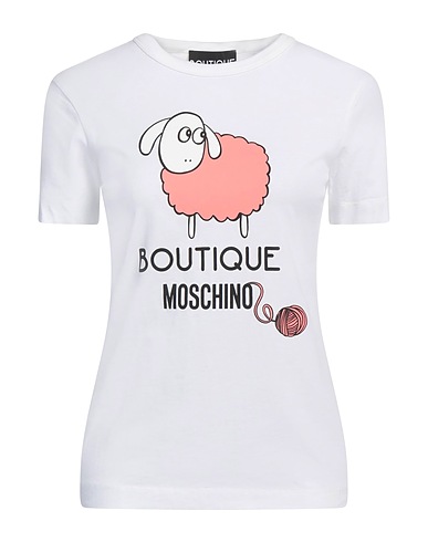 BOUTIQUE MOSCHINO T-shirt White 100% Cotton