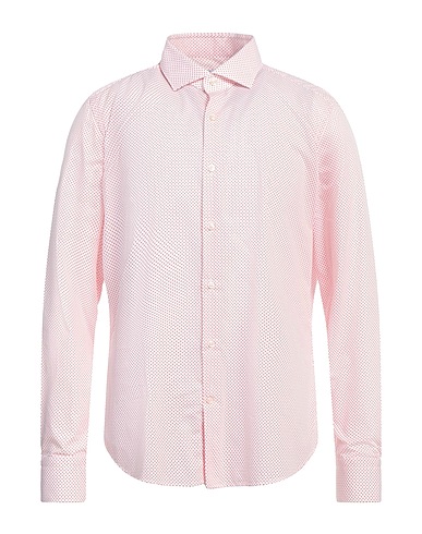 SARTORIA CAMPO Napoli Patterned shirt Red 100% Cotton