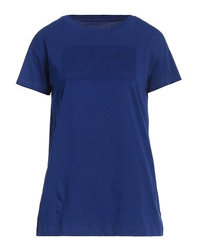 ARMANI EXCHANGE T-shirt Blu china 100% Cotone