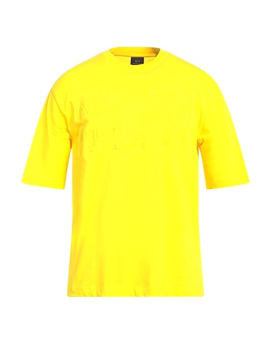 ARMANI EXCHANGE T-shirt Giallo 100% Cotone