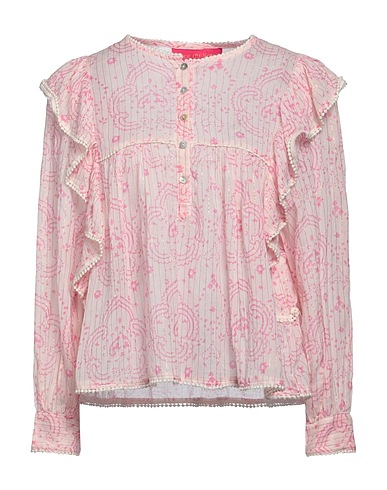 PLACE DU SOLEIL Top Light pink 100% Cotton