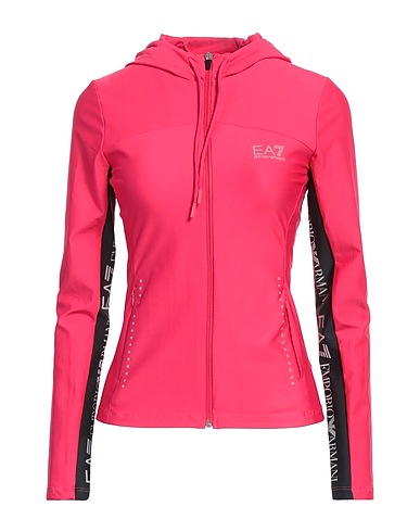EA7 Hooded track jacket  Magenta 85% Polyester, 15% Elastane