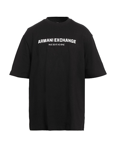 ARMANI EXCHANGE T-shirt Black 100% Cotton