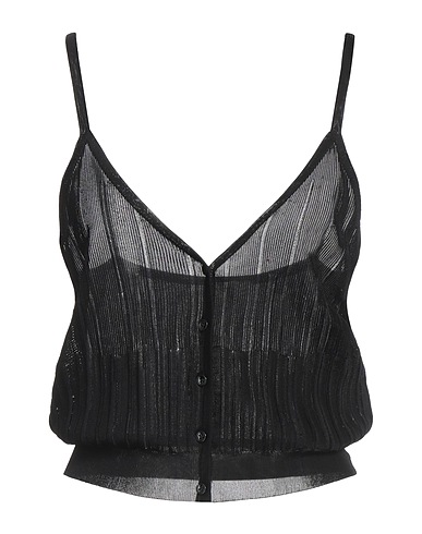 SAINT LAURENT Top Black 100% Viscose