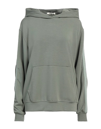 HINNOMINATE Hooded track jacket  Sage green 50% Modal, 45% Polyester, 5% Elastane
