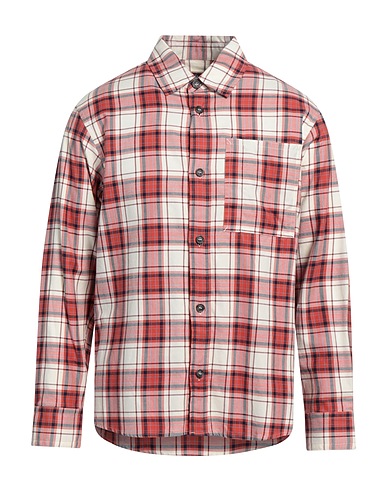 A.P.C. Checked shirt Rust 100% Cotton