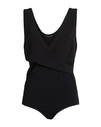 HANITA TOPWEAR Black 91% Polyester, 9% Elastane, Viscose