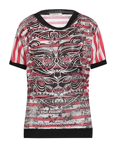 RO' SKINWEAR T-shirt Red 42% Cotton, 42% Viscose, 16% Polyester