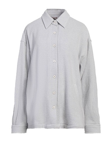 DESTIN Camicie e bluse tinta unita Grigio chiaro 76% Lana, 14% Cachemire, 10% Poliammide