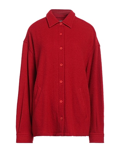 DESTIN Solid colour shirts & blouses Red 76% Wool, 14% Cashmere, 10% Polyamide