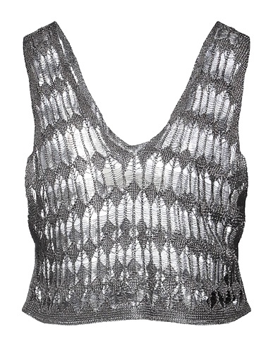ISABEL BENENATO Top Charcoal 80% Cotton, 20% Polyester