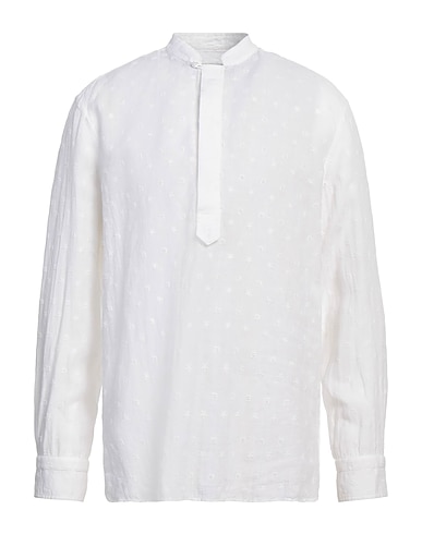 TAGLIATORE Однотонная рубашка 100% Лен