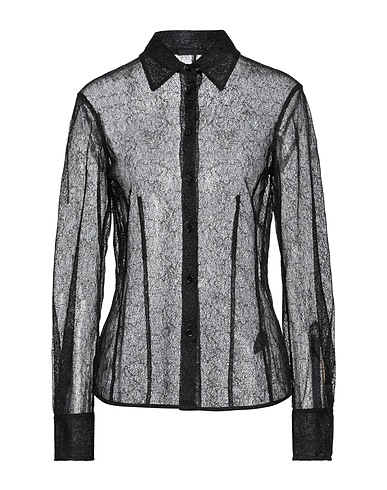 HELMUT LANG Lace shirts & blouses Black 100% Polyester