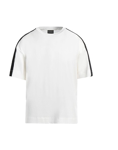 EMPORIO ARMANI T-shirt Λευκό 70% Lyocell, 30% Βαμβάκι, Πολυαμίδη, Πολυεστέρας, Ελαστάνη