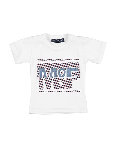 MANUELL & FRANK T-Shirt Weiß 97% Baumwolle, 3% Elastan