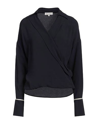 ANTONELLI Top Blu notte 52% Seta, 48% Acetato