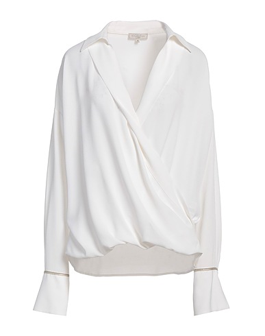 ANTONELLI Top Bianco 52% Seta, 48% Acetato