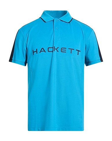 HACKETT Polo SPORT Bleu clair 54% Coton, 41% Polyester, 5% Élasthanne