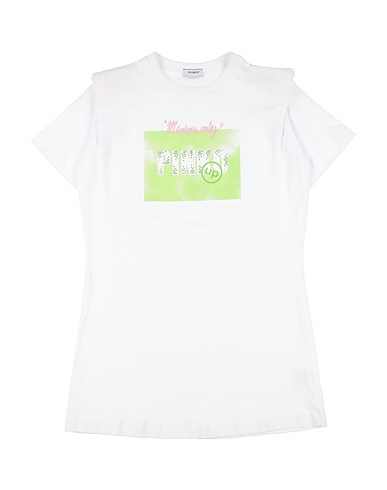 PINKO UP Kleid Weiß 100% Baumwolle