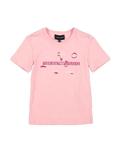 EMPORIO ARMANI T-shirt Pink 100% Organic cotton