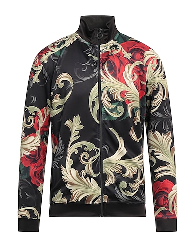 ROONE ROMAN Sweatshirt Black 90% Polyester, 10% Elastane