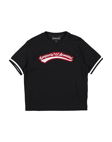 EMPORIO ARMANI T-shirt Midnight blue 100% Cotton