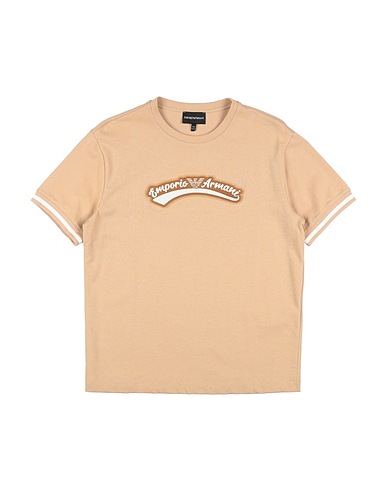 EMPORIO ARMANI 티셔츠 샌드 100% 코튼