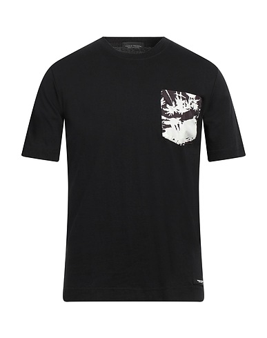 PAOLO PECORA Ｔシャツ ブラック コットン 100%