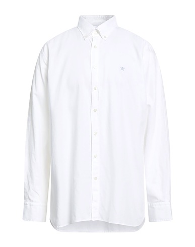 HACKETT Camicia tinta unita Bianco 100% Cotone