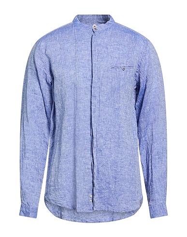 LIBERTY ROSE Linen shirt BLU 100% Linen