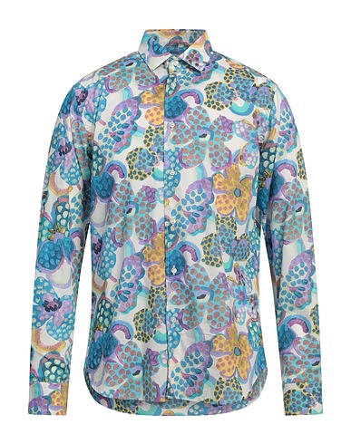 LIBERTY ROSE Patterned shirt Blue 100% Cotton