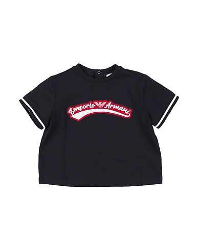 EMPORIO ARMANI T-shirt Midnight blue 100% Cotton