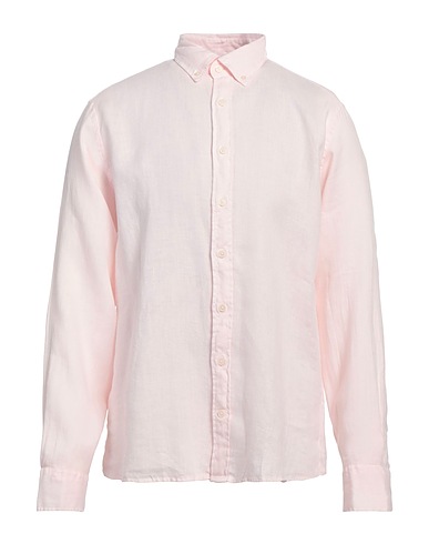 HACKETT Camicia in lino Rosa chiaro 100% Lino