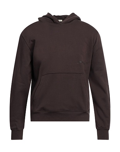 HINNOMINATE Hooded sweatshirt Chocolate brown 100% Cotton