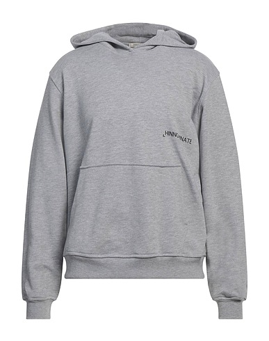 HINNOMINATE Felpa Grigio chiaro 100% Cotone