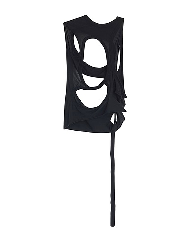 DRKSHDW by RICK OWENS Tank top Black 100% Cotton