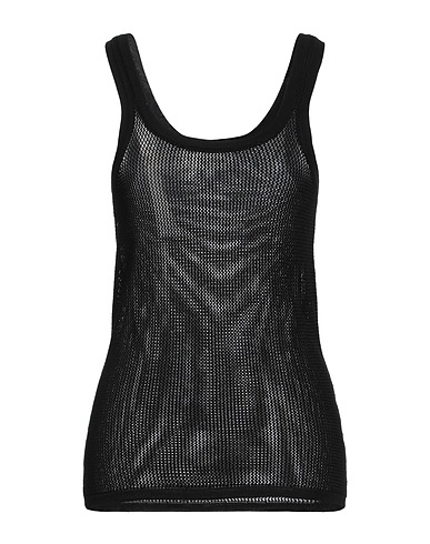 LANEUS Top Black 100% Cotton