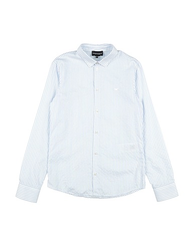 EMPORIO ARMANI Patterned shirt White 100% Cotton