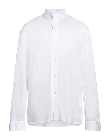 EMPORIO ARMANI Camicia tinta unita Bianco 100% Cotone