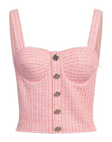 MAJE Bustier Pink 52% Cotton, 31% Polyester, 10% Acrylic, 4% Polyamide, 3% Other Fibres