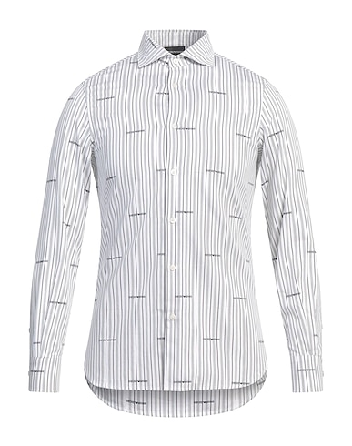 EMPORIO ARMANI Striped shirt White 100% Cotton