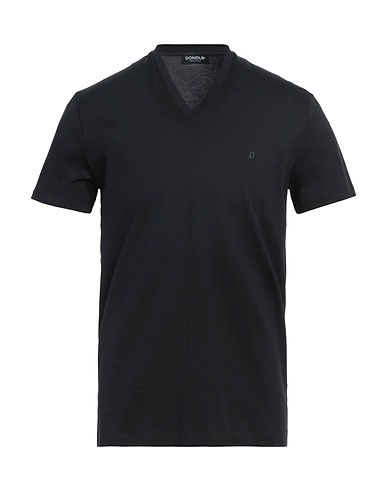 DONDUP Basic T-Shirt Schwarz 100% Baumwolle