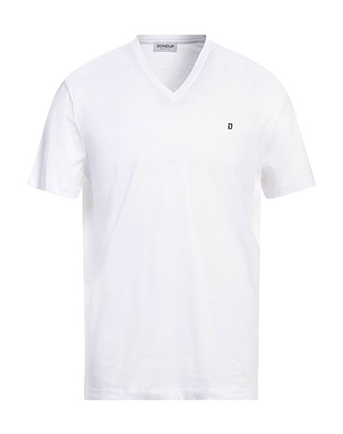 DONDUP T-shirt basique Blanc 100% Coton