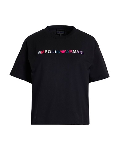 EMPORIO ARMANI T-shirt Black 100% Cotton