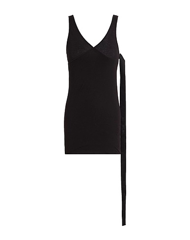 DRKSHDW by RICK OWENS Top Black 100% Cotton